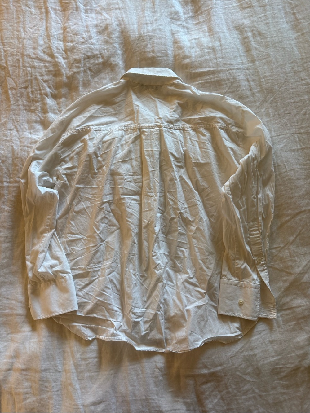 Zara Crisp White Button-Down Shirt - Picture 3 of 4